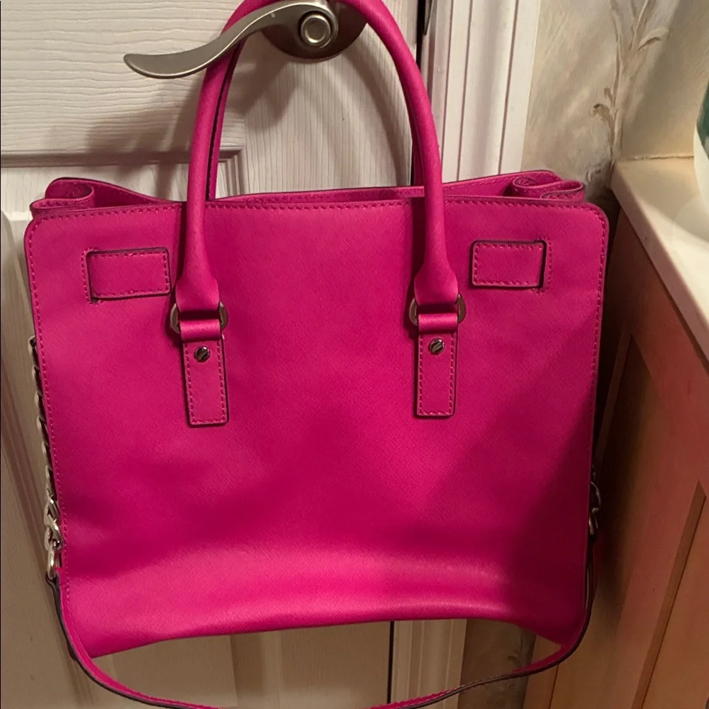 Michael Kors Fuchsia Satchel Bag - Picture 2 of 4